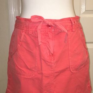 J Crew broken in chino skirt